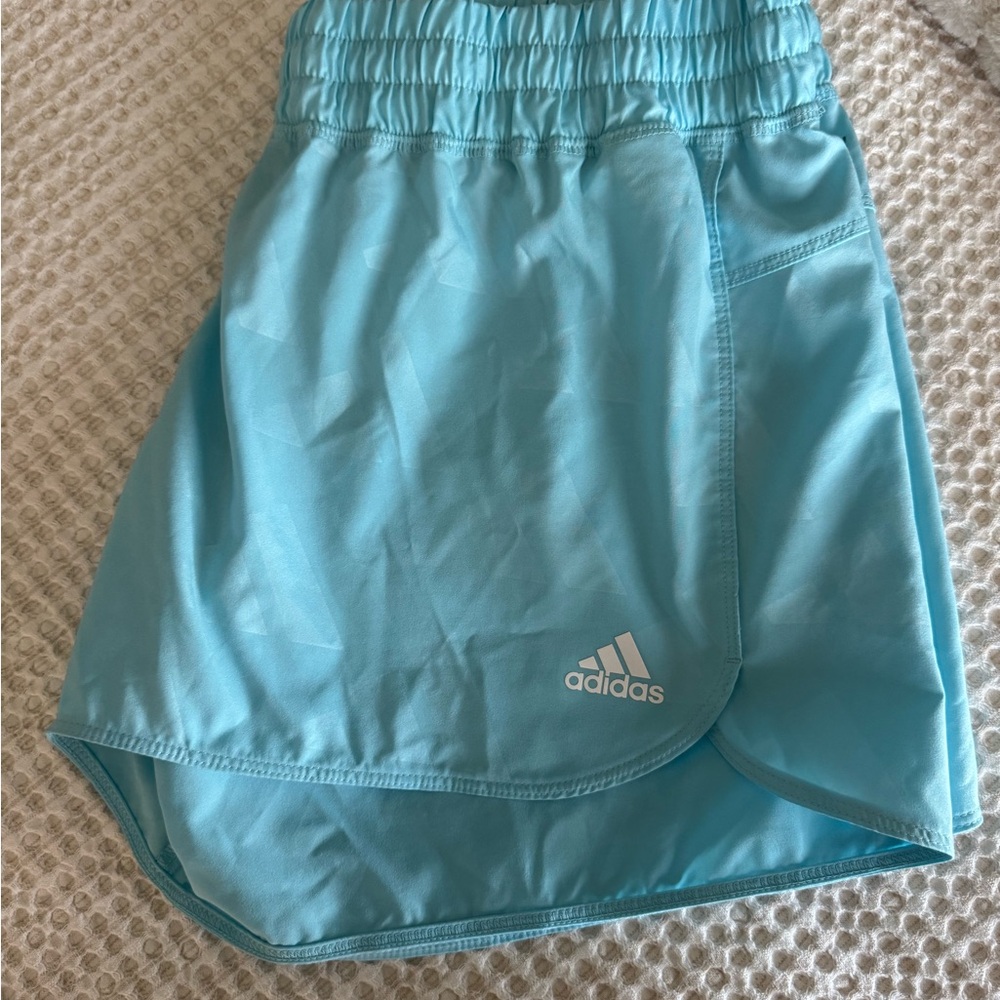 Adidas Sky Blue Running Shorts